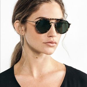 KREWE unisex Marigny sunglasses in tortoise
